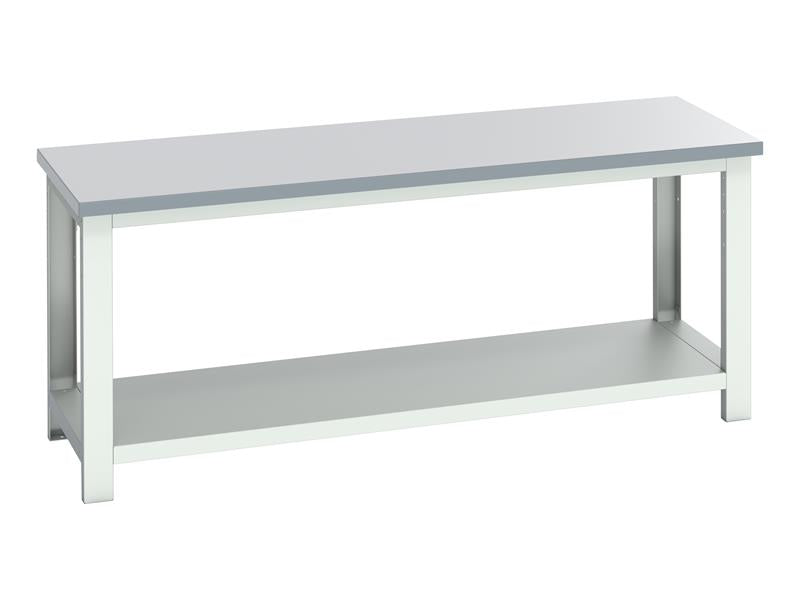 Bott Cubio Bench with Shelf, ESD Laminate Top 2000 x 750mm