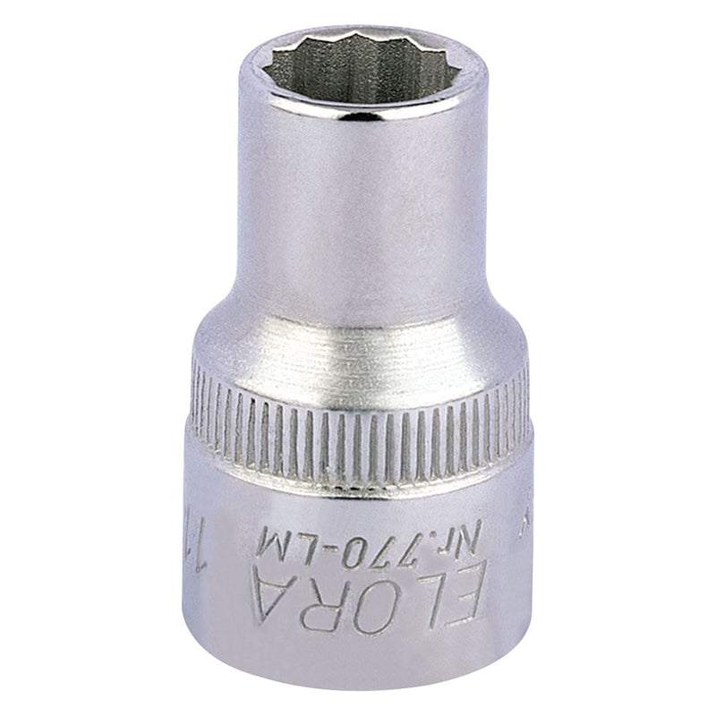 Draper Elora Bi-Hexagon Socket, 1/2" Sq. Dr., 11mm 24567 Draper - Town Tools 