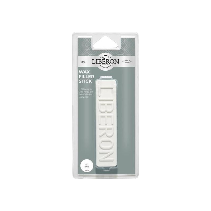 Liberon Wax Filler Stick 00 White 50g Liberon - RockBottom Northampton