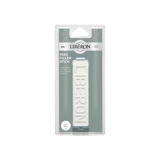 Liberon Wax Filler Stick 00 White 50g Liberon - RockBottom Northampton
