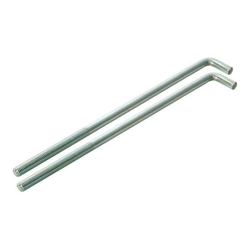 Faithfull External Building Profiles - 230mm (9in) Bolts (Pack 2) Faithfull - RockBottom Northampton
