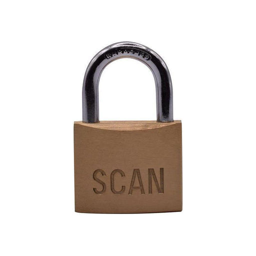 Scan Brass Padlock 40mm Keyed Alike Pack of 2 Scan - RockBottom Nothampton