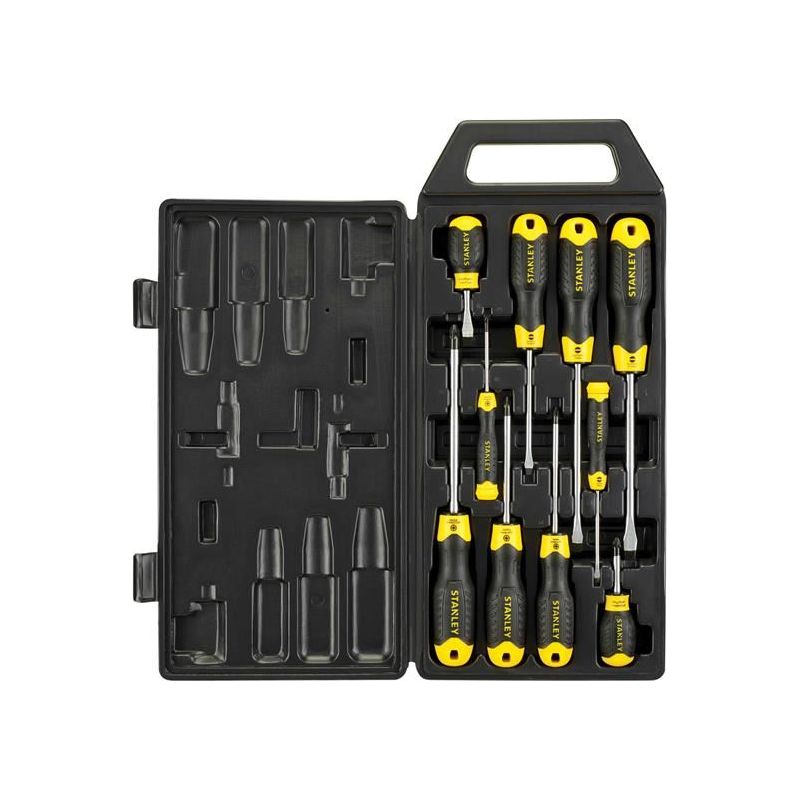 Stanley® Hand Tools Cushion Grip Screwdriver Set, 10 Piece STANLEY® Hand Tools - RockBottom Nothampton