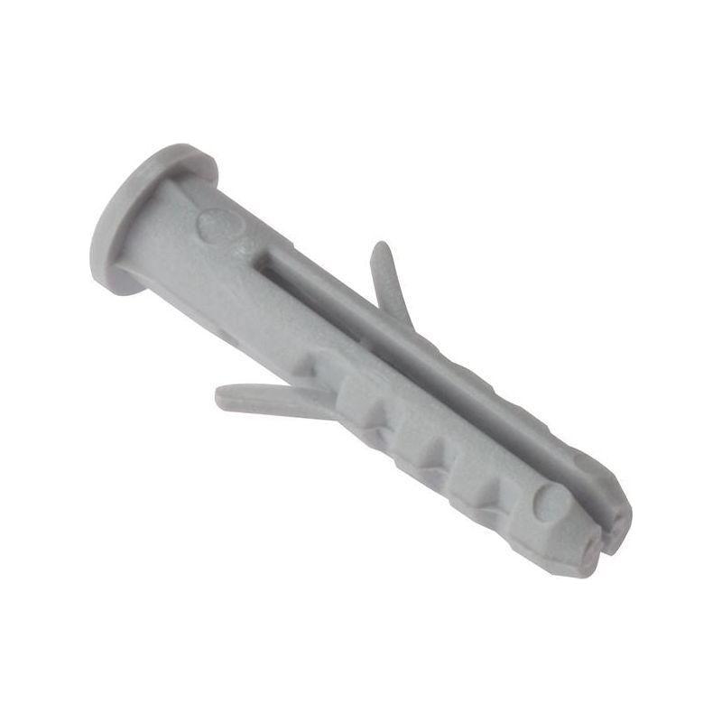 Forgefix Nylon Wall Plug Rimmed M8 x 40mm Bag 100 ForgeFix - RockBottom Northampton