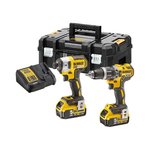 Dewalt Power Tools DCK266P2T XR Brushless Twin Pack 18V 2 x 5.0Ah Li-ion DeWALT Power Tools - RockBottom Northampton