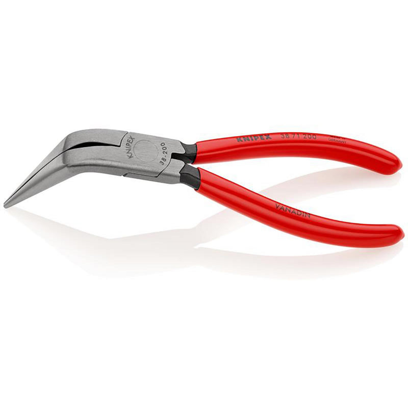 Draper 69023 KNIPEX 38 71 200 Mechanics' Bent Nose Pliers, 200mm