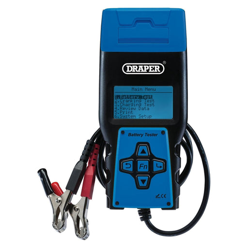 Draper Battery Tester with Printer 92445 Draper - Town Tools 