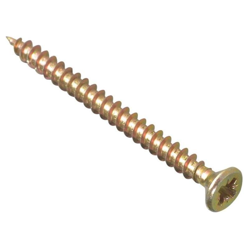 Forgefix Multi-Purpose Pozi Compatible Screw CSK ST ZYP 4.5 x 50mm Box 200 ForgeFix - RockBottom Northampton