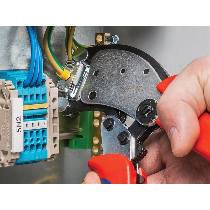 Knipex Twistor16® Self-Adjusting Crimping Pliers 200mm Knipex - RockBottom Northampton