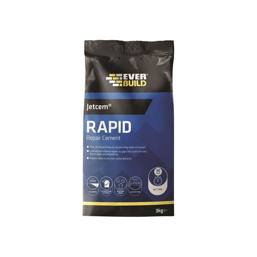 Everbuild Sika Rapid Set Cement 12kg (4 x 3kg Packs) Everbuild Sika - RockBottom Northamptin