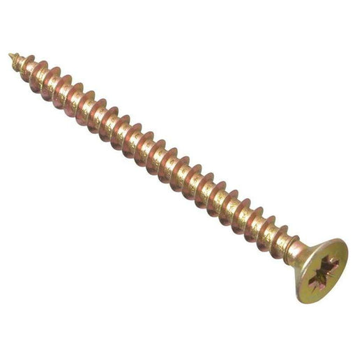 Forgefix Multi-Purpose Pozi Compatible Screw CSK ST ZYP 5.0 x 60mm Box 100 ForgeFix - RockBottom Northampton