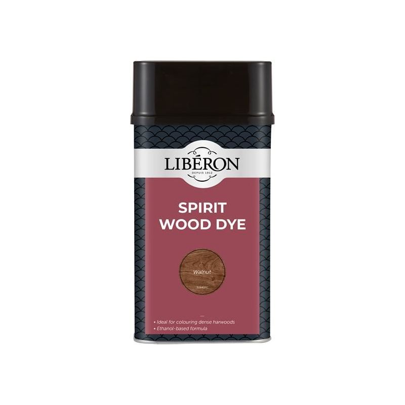 Liberon Spirit Wood Dye Walnut 1 litre Liberon - RockBottom Northampton
