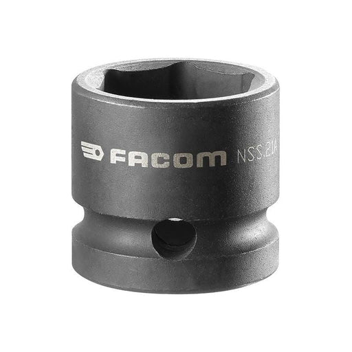Facom 6-Point Stubby Impact Socket 1/2in Drive 21mm Facom - RockBottom Northampton