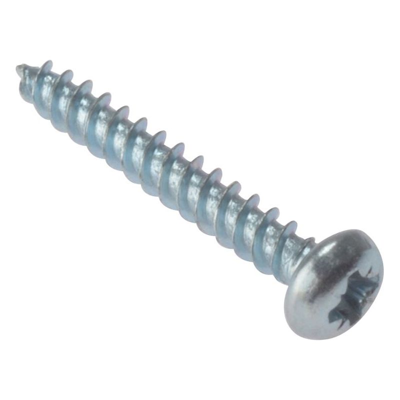 Forgefix General Purpose Pozi Compatible Screw Round Head TT ZP 5/8in x 8 Box 200 ForgeFix - RockBottom Northampton