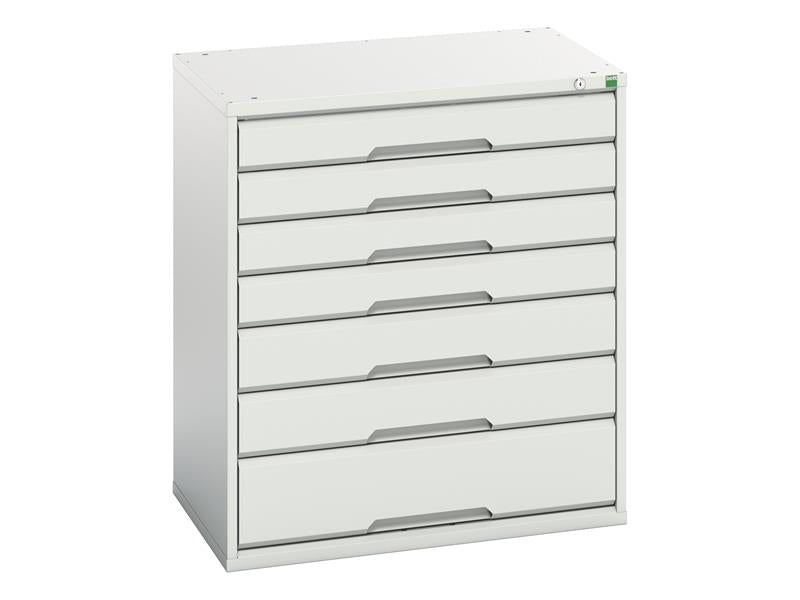 Bott Verso 7 Drawer Cabinet 800 x 900mm Light Grey