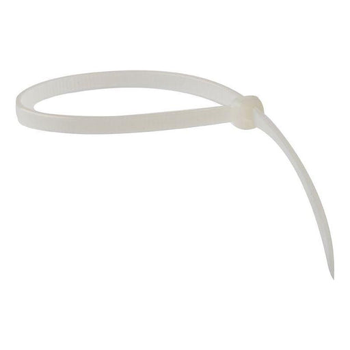 Forgefix Cable Tie Natural/Clear 4.8 x 300mm (Bag 100) ForgeFix - RockBottom Northampton