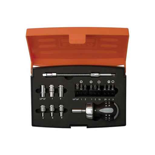 Bahco 808050S-18 Stubby Ratchet Screwdriver Set, 18 Piece Bahco - RockBottom Northampton