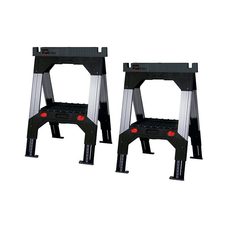 Stanley® Hand Tools FatMax® Telescopic Sawhorses (Twin Pack) STANLEY® Hand Tools - RockBottom Nothampton