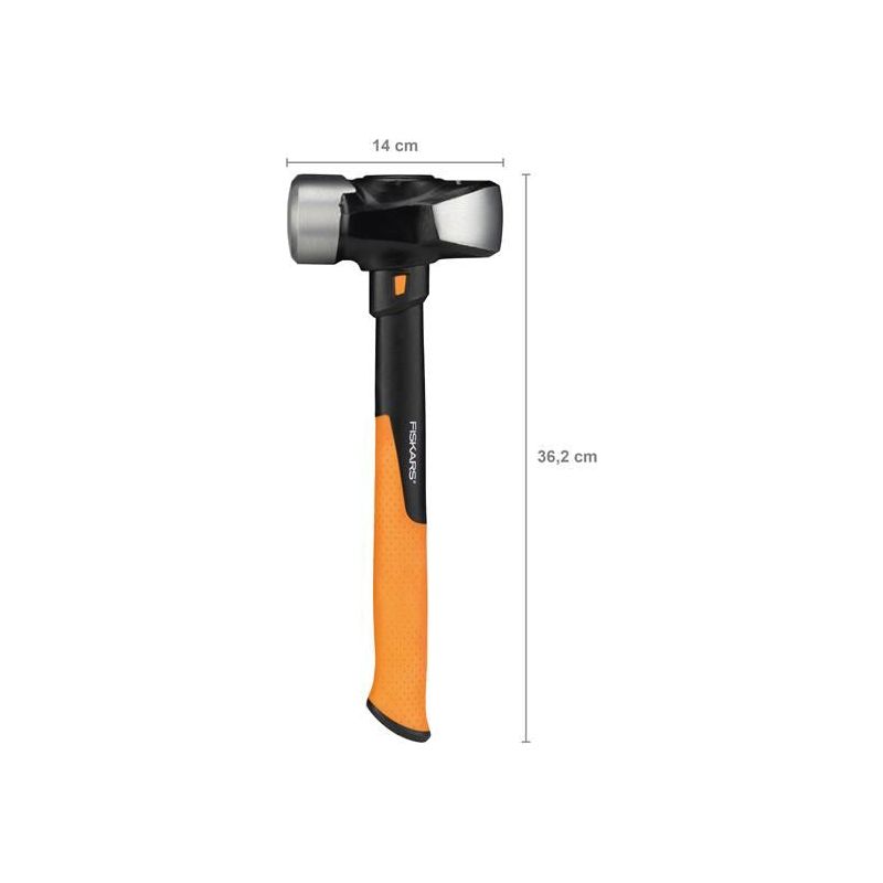 Fiskars IsoCore Club Hammer 1.8kg (4 lb) Fiskars - RockBottom Northampton
