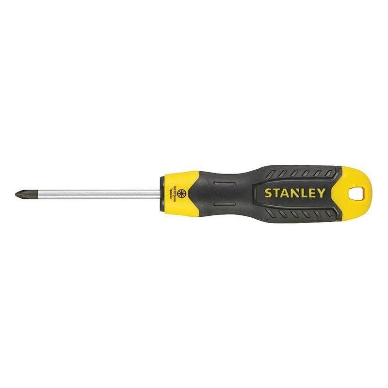 Stanley® Hand Tools Cushion Grip Screwdriver Pozidriv Tip PZ1 x 75mm STANLEY® Hand Tools - RockBottom Nothampton