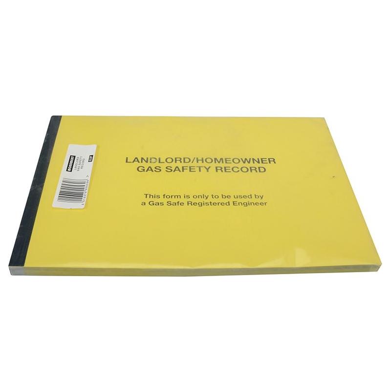 Monument 532P Gas Safe® Landlords Gas Safety Record Pad of 50 Monument - RockBottom Northampton