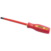 Draper Fully Insulated Plain Slot Screwdriver, 6.5 x 150mm 46519 Draper - Town Tools 