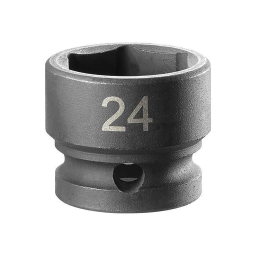 Facom 6-Point Stubby Impact Socket 1/2in Drive 24mm Facom - RockBottom Northampton