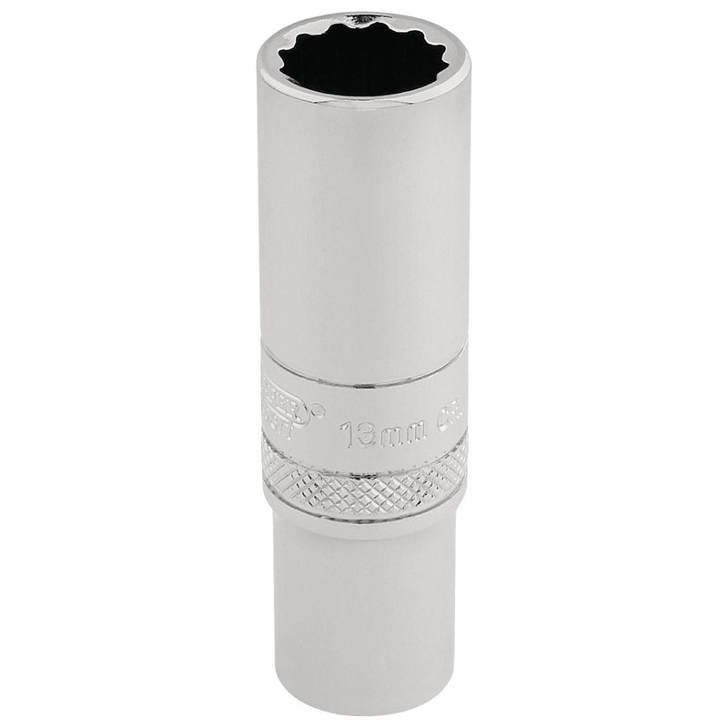 Draper HI-TORQ 12 Point Deep Socket, 3/8" Sq. Dr., 13mm 32823 Draper - Town Tools 
