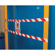 Draper Hazard Tape Roll, 33m x 50mm, Red and White 69010 Draper - Town Tools 