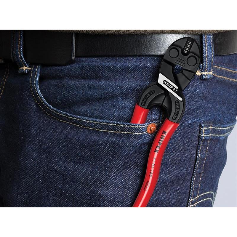 Knipex CoBolt® S Compact Bolt Cutters PVC Grip 160mm Knipex - RockBottom Northampton