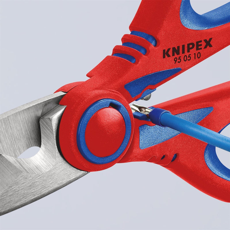 Draper Knipex 95 05 10 SB Electricians Shears,160mm Draper - Town Tools