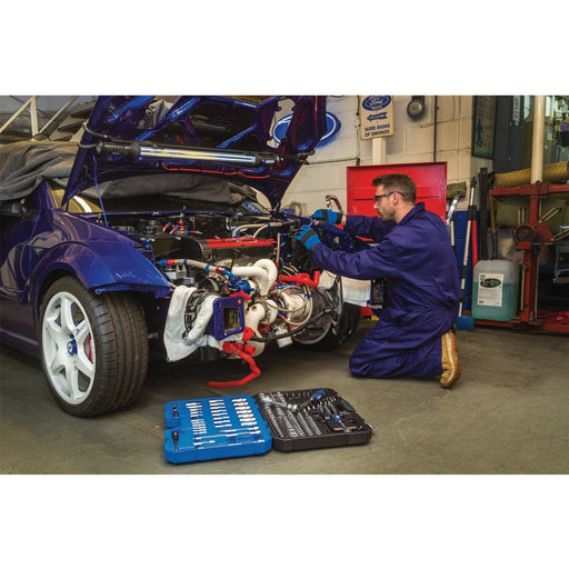 Draper MM/AF Combined Socket Set, 1/4", 3/8" and 1/2" Sq. Dr. (150 Piece) 16460 Draper - Town Tools 