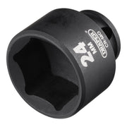 Draper Draper HI-TORQ Metric Impact Socket, 3/8" Sq. Dr., 24mm Draper - Town Tools