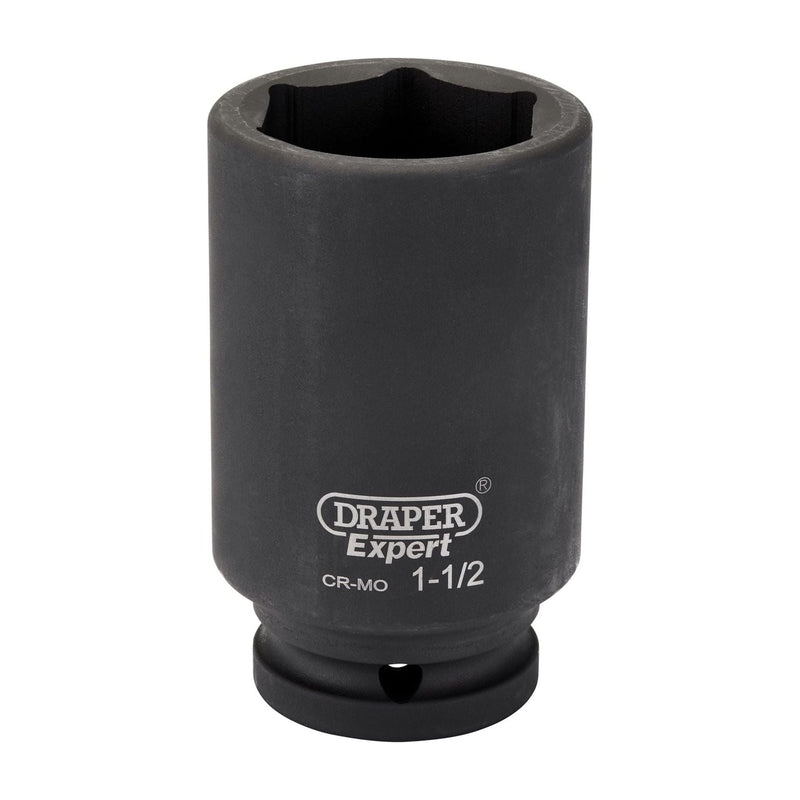 Draper Draper Expert Imperial Deep Impact Socket, 3/4" Sq. Dr. 1.1/2" Draper - Town Tools