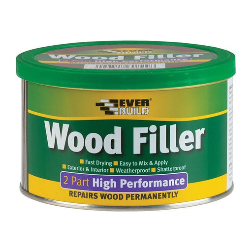 Everbuild Sika 2-Part High-Performance Wood Filler White 500g Everbuild Sika - RockBottom Northamptin
