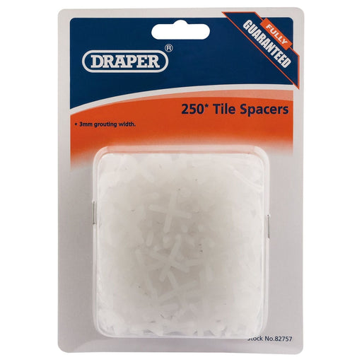 Draper Tile Spacers, 3mm (Approx 250) 82757 Draper - Town Tools 