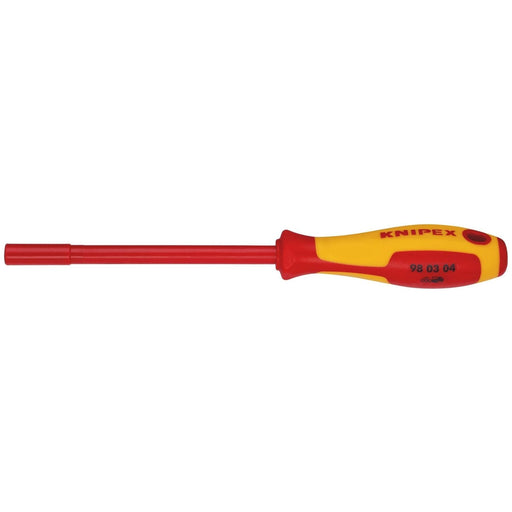Draper Knipex 98 03 04 VDE Insulated Nut Driver, 4.0 x 125mm Draper - Town Tools