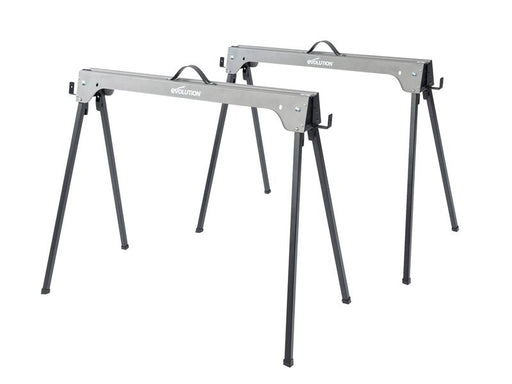 Evolution - Metal Folding Sawhorse Stand (Twin Pack)