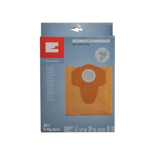 Einhell Dust Bags For Vacuums Pack of 5 Einhell - RockBottom Northamptin