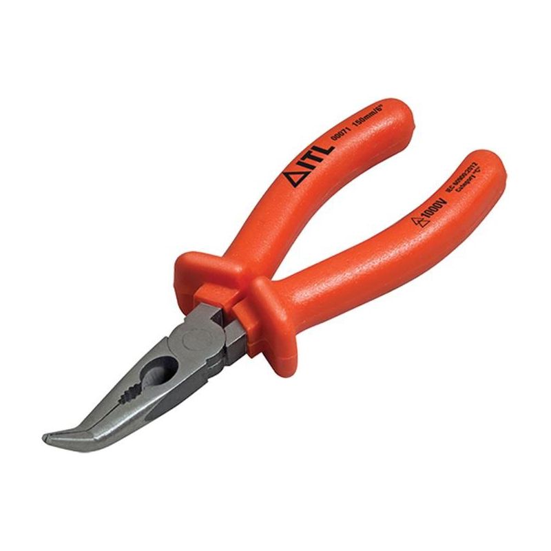 Itl Insulated Insulated Bent Nose Pliers 150mm ITL Insulated - RockBottom Northampton
