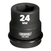 Draper Draper Expert HI-TORQ 6 Point Impact Socket, 3/4" Sq. Dr., 24mm Draper - Town Tools