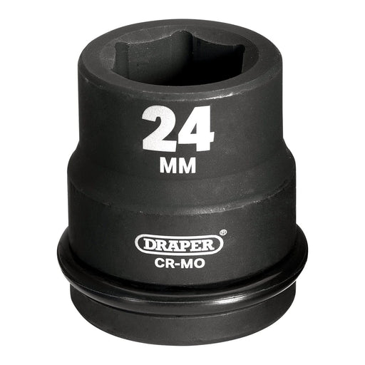 Draper Draper Expert HI-TORQ 6 Point Impact Socket, 3/4" Sq. Dr., 24mm Draper - Town Tools