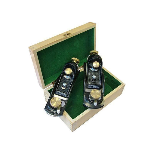 Faithfull No.9 1/2 & No.60 1/2 Block Planes in Wooden Box Faithfull - RockBottom Northampton