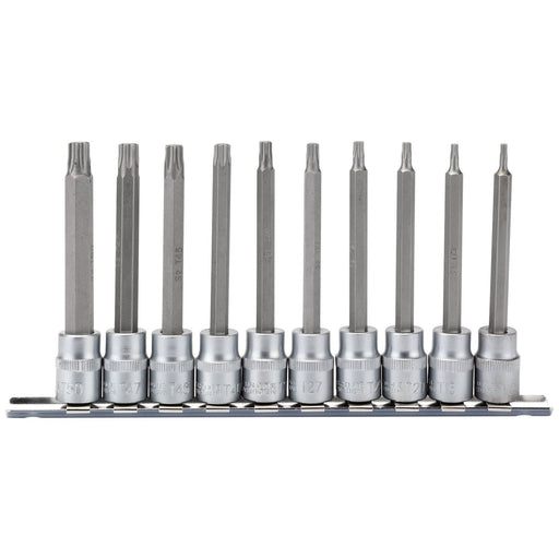 Draper TX-STAR Socket Bit Set, 3/8" Sq. Dr., 100mm (10 Piece) 16310 Draper - Town Tools 