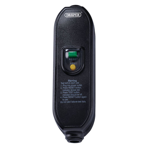 Draper 230V In-line RCD Adaptor, 16A Draper - Town Tools