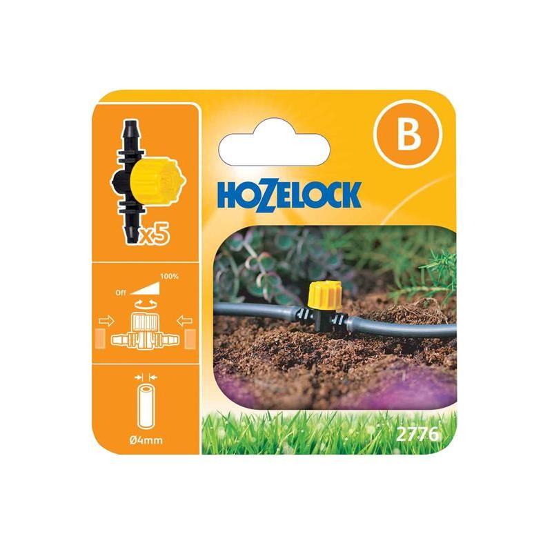 Hozelock 2776 Flow Control Valve 4mm (5 Pack) Hozelock - RockBottom Northampton