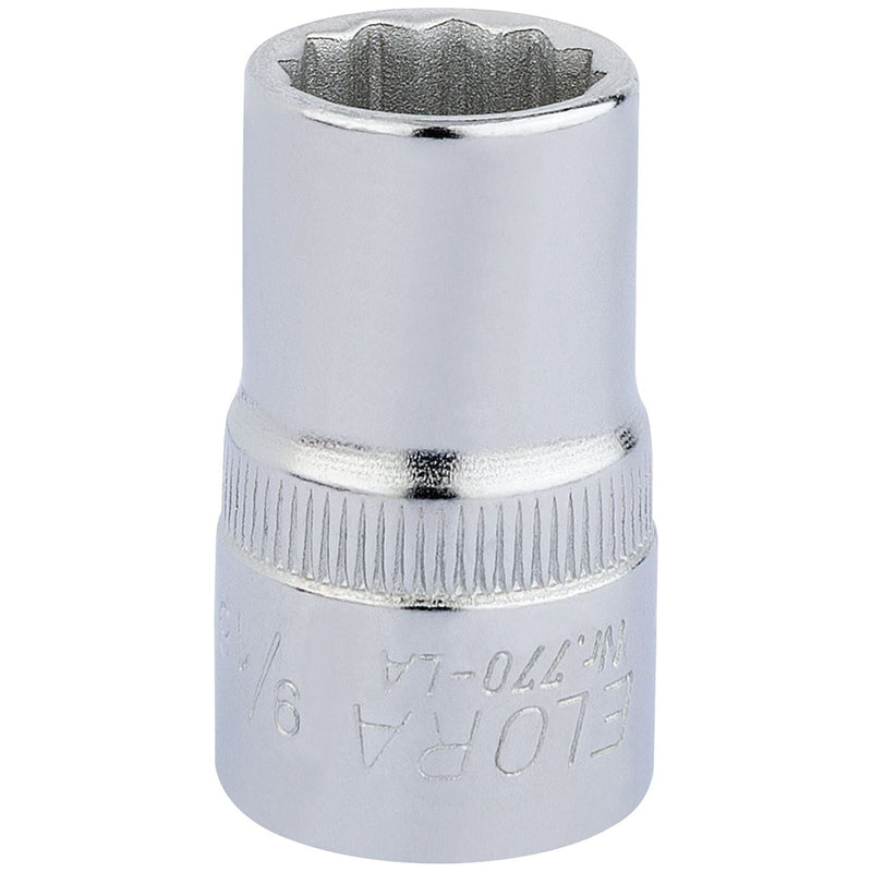 Draper Elora Bi-Hexagon Socket, 1/2" Sq. Dr., 9/16" 24369 Draper - Town Tools 