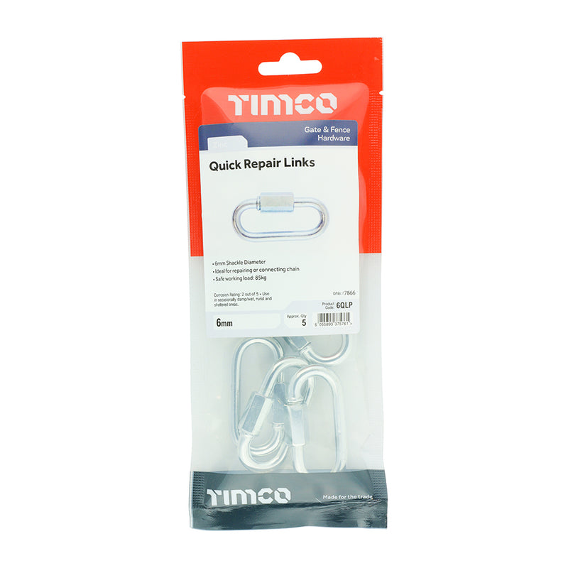 TIMCO Quick Repair Links Silver - 5mm