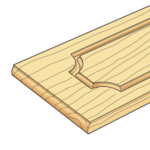 7/4X1/2TC - Ovolo rounding over cutter 8mm radius