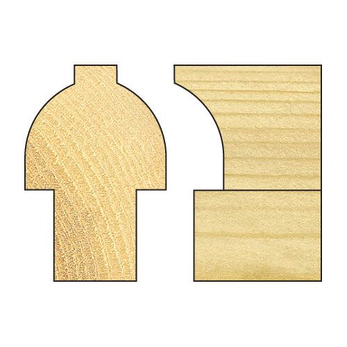 Trend C073AX1/4TC Sash Bar Ovolo Joint Cutter